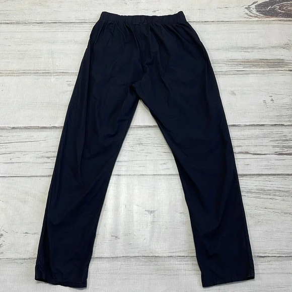 For Days Pants Women's M Medium Black Linen Pull On Straight Leg Organic - Picture 6 of 10